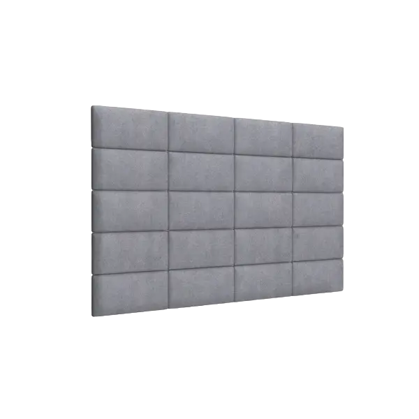 Стеновая панель Alcantara Gray 15х30 см 4 шт.