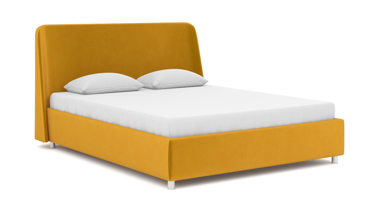 

Кровать Аскона с ПМ Friza Тк. Sky Velvet 30 140х200, Желтый, Friza (Фриза)