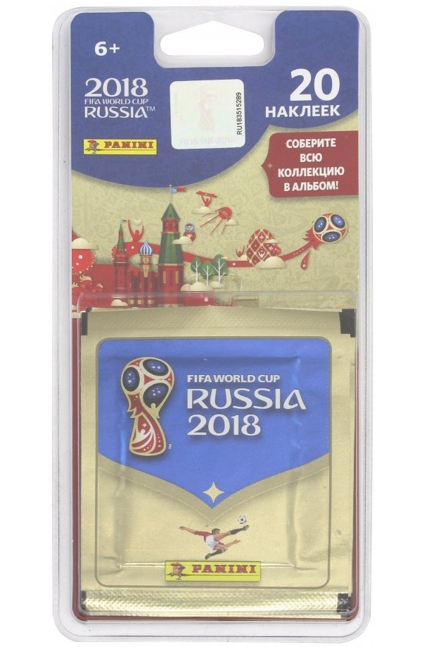 фото Набор наклеек panini fifa world cup 2018