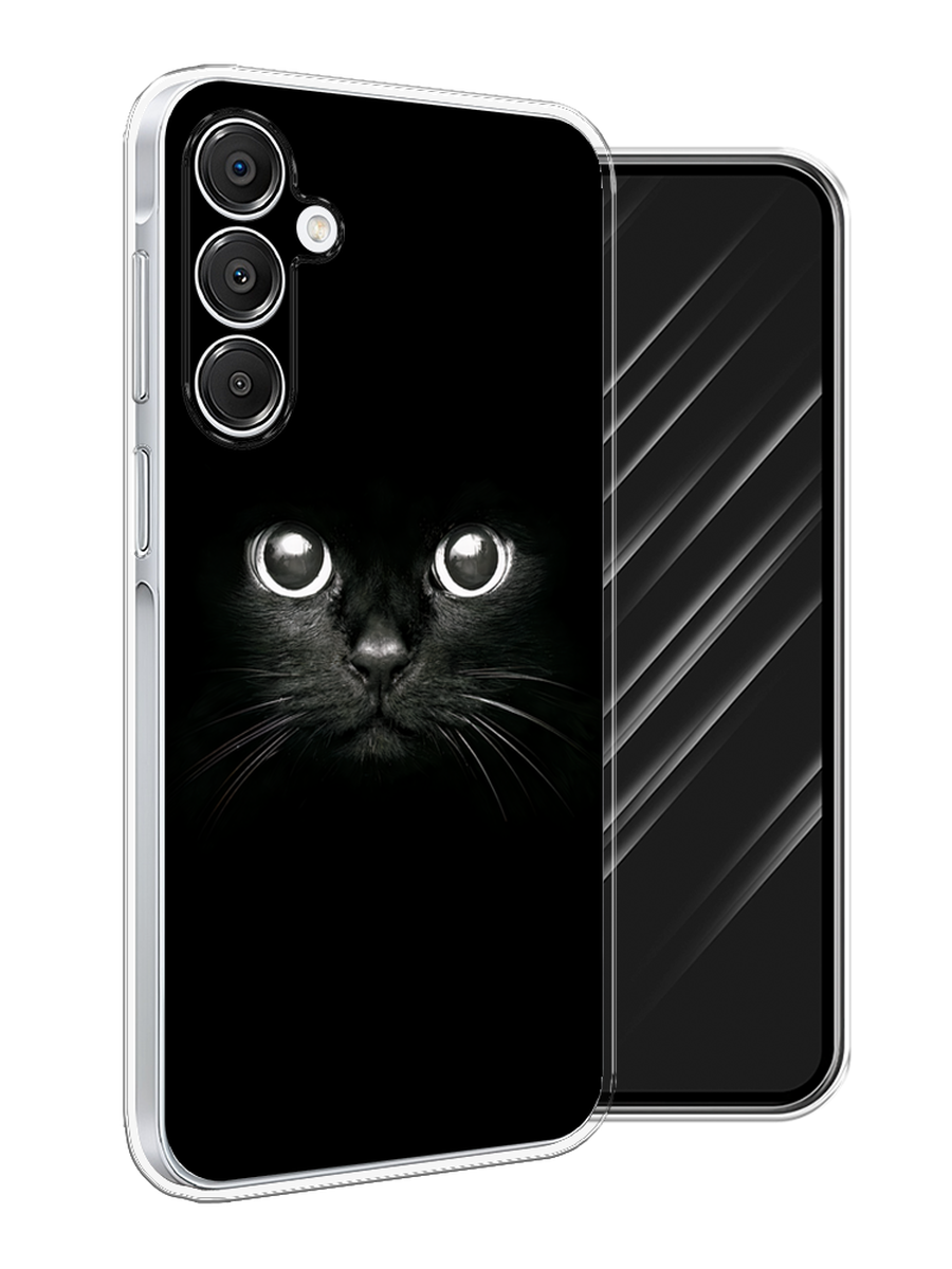 

Чехол Awog на Samsung Galaxy A16 "Взгляд черной кошки", Черный;белый;серый, 2110250-1