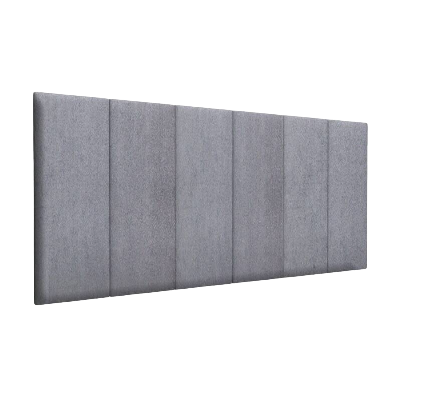 Стеновая панель Alcantara Gray 30х100 см 4 шт.