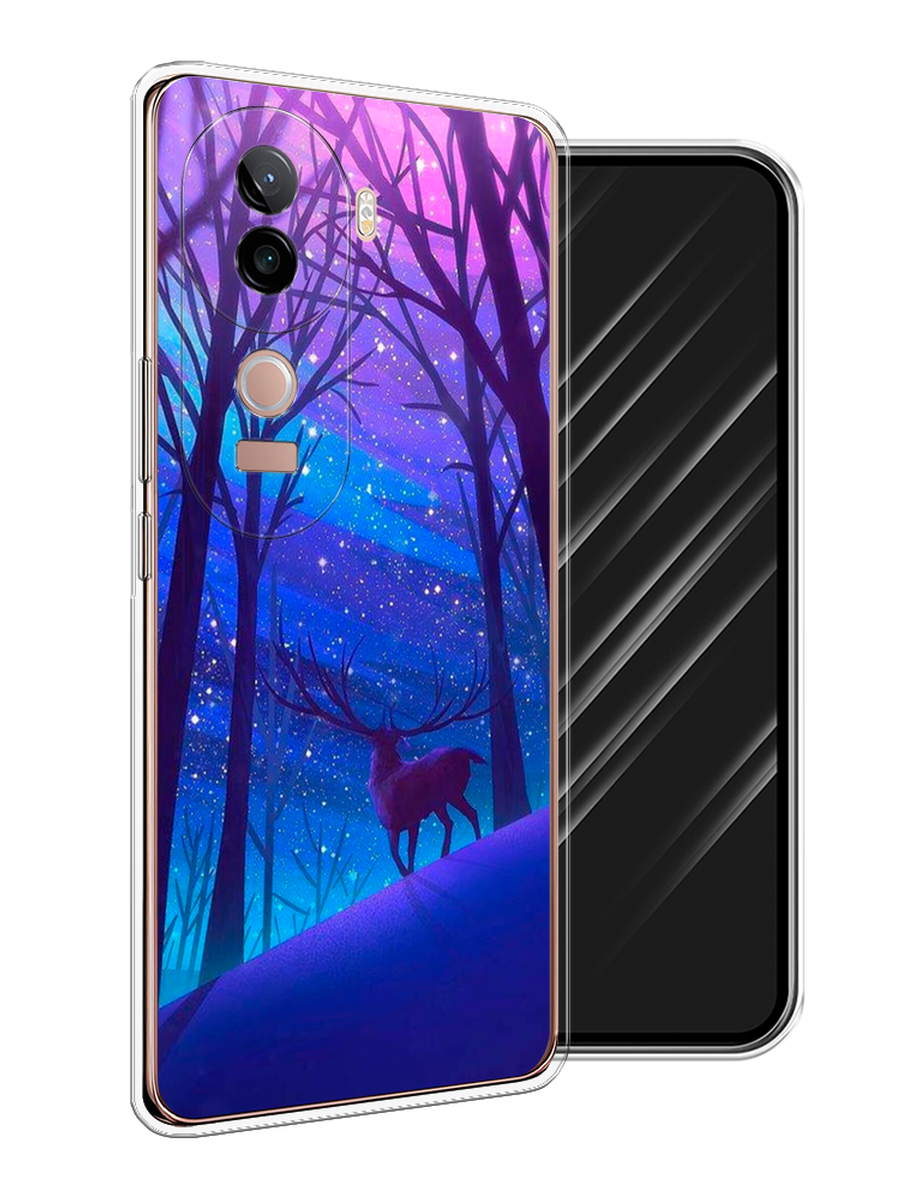 

Чехол Awog на Vivo V40e "Северный олень", Фиолетовый;голубой;синий, 2611950-1
