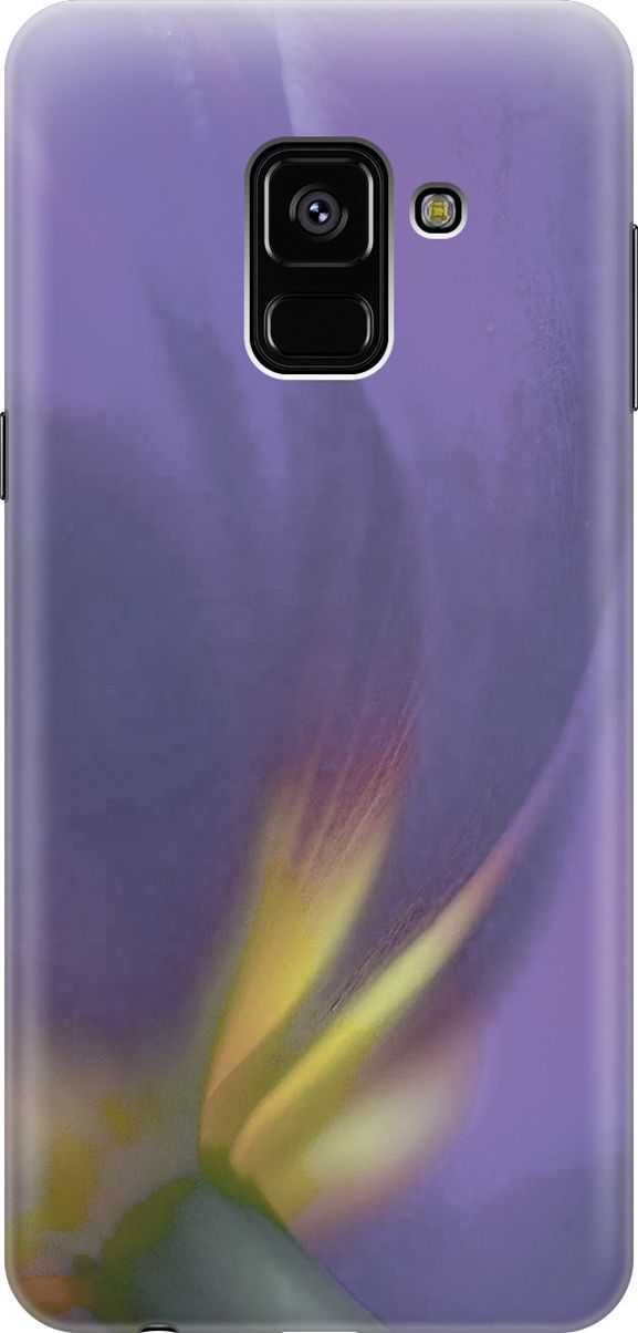 

Чехол на Samsung Galaxy A8+ (2018) с принтом "Фиолетовая фиалка", Желтый;фиолетовый, 2861