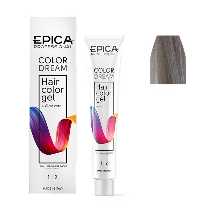 Гель-краска для волос EPICA PROFESSIONAL Colordream 9.81 блондин жемчужно-пепельный 100 мл крем краска для волос studio professional 951 901 суперосветляющий пепельный блонд 100 мл коллекция специальных оттенков блонд