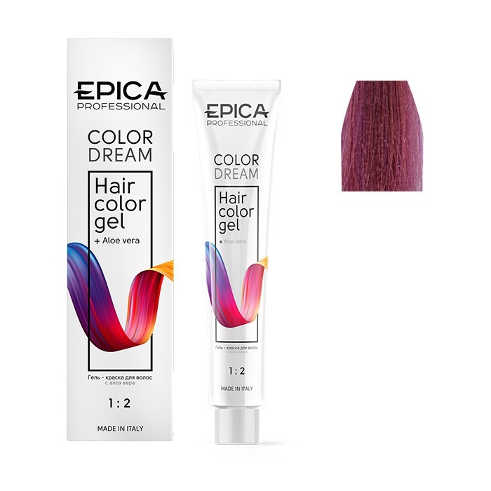 Гель-краска для волос Epica Colordream 10.22 светлый блондин фиолетовый интенсивный 100 мл