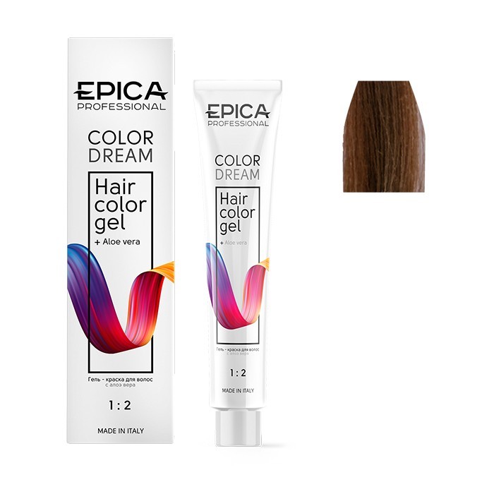 

Гель-краска для волос Epica Colordream 8.26 светло-русый перламутрово-красный 100 мл