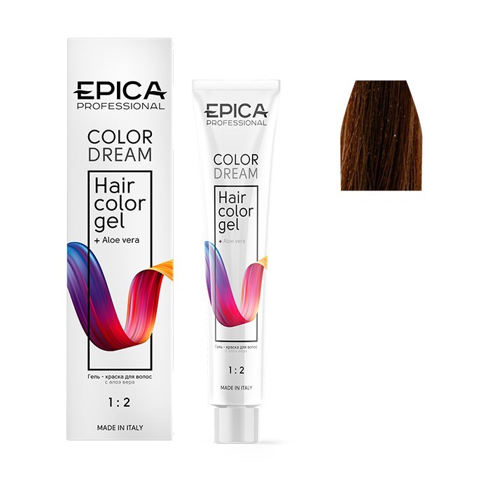 Гель-краска для волос Epica Colordream 7.3 русый золотистый 100 мл