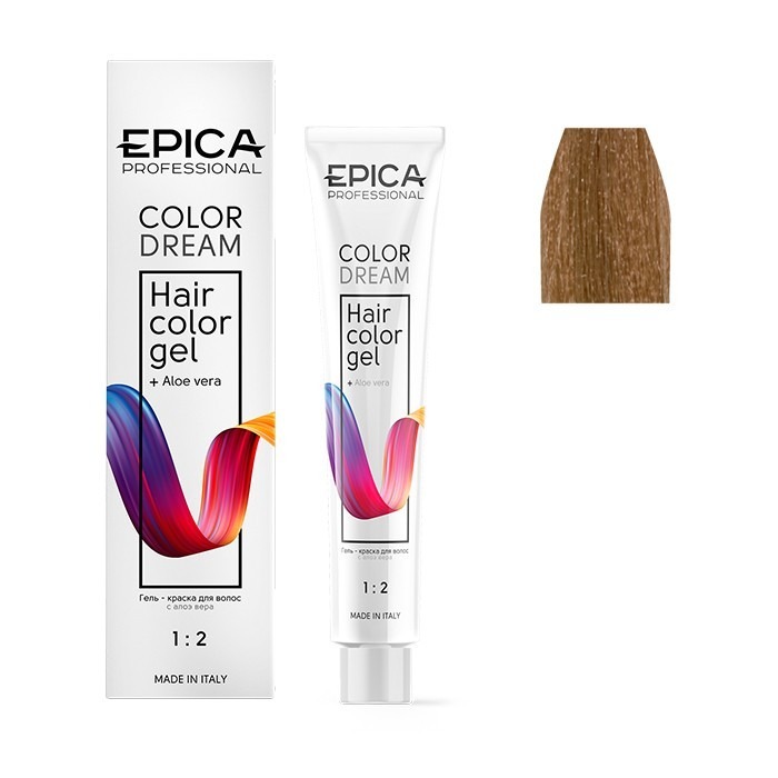 фото Гель-краска для волос epica professional colordream 9.32 блондин бежевый 100 мл