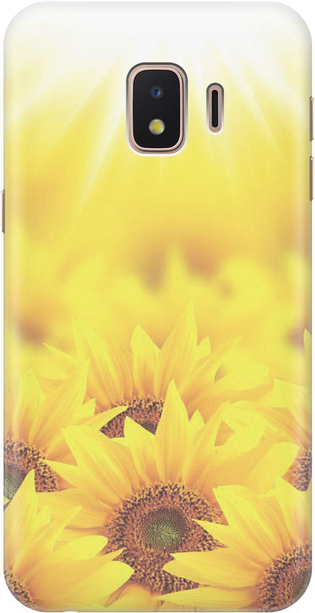 

Чехол на Samsung Galaxy J2 Core с принтом "Поле подсолнухов", Желтый;оранжевый, 2863