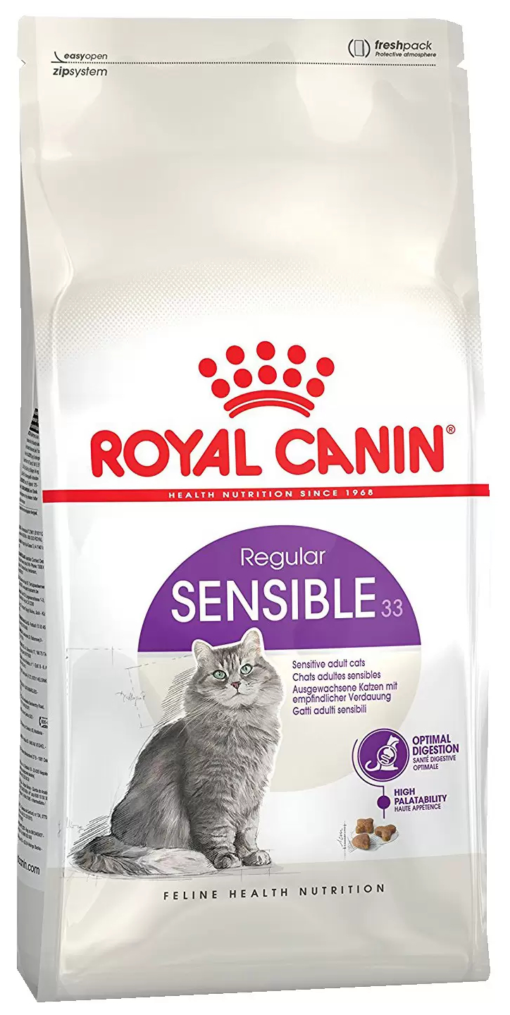 

Сухой корм для кошек ROYAL CANIN Sensiblе 33 с чувствительным пищеварением, 15 кг