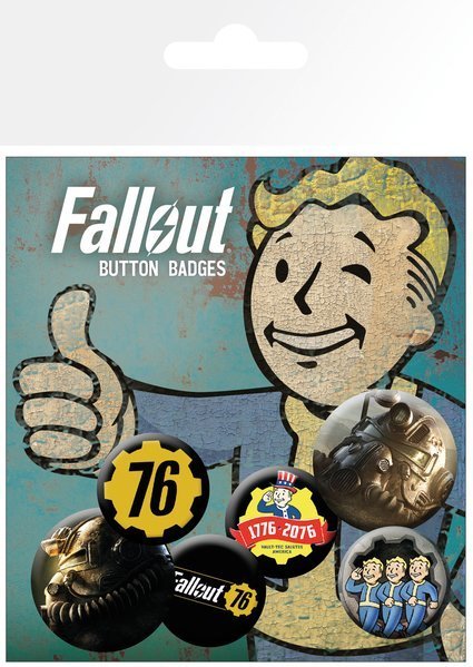 

Набор значков «Fallout 76 T51b»
