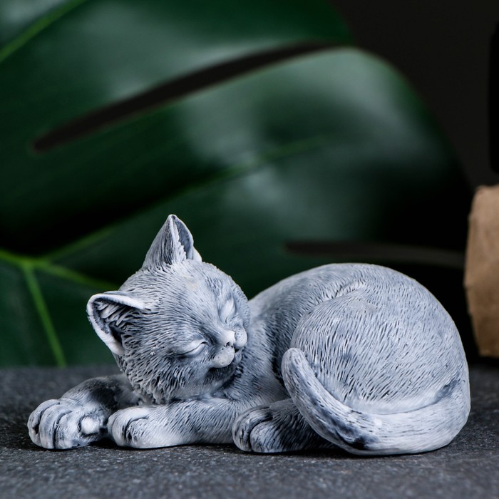 фото Сувенир "кошка спящая" 5см сувениры из мраморной крошки