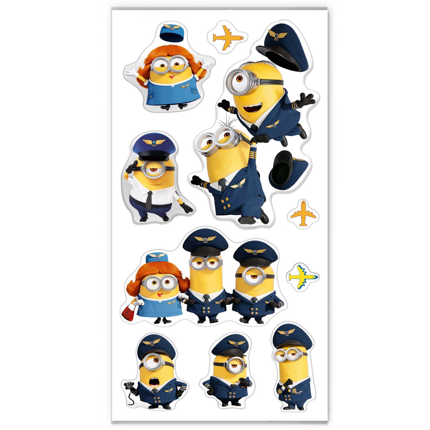 

Наклейки зефирные ND Play Миньоны Minion Girls