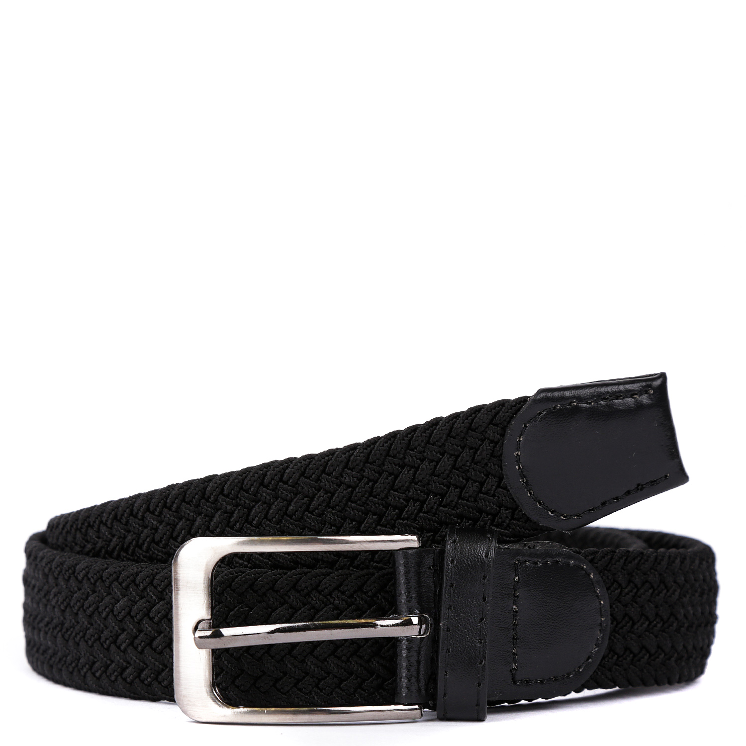 

Ремень унисекс FABRETTI FR100PU-2 черный, 110 см, FR100PU-2
