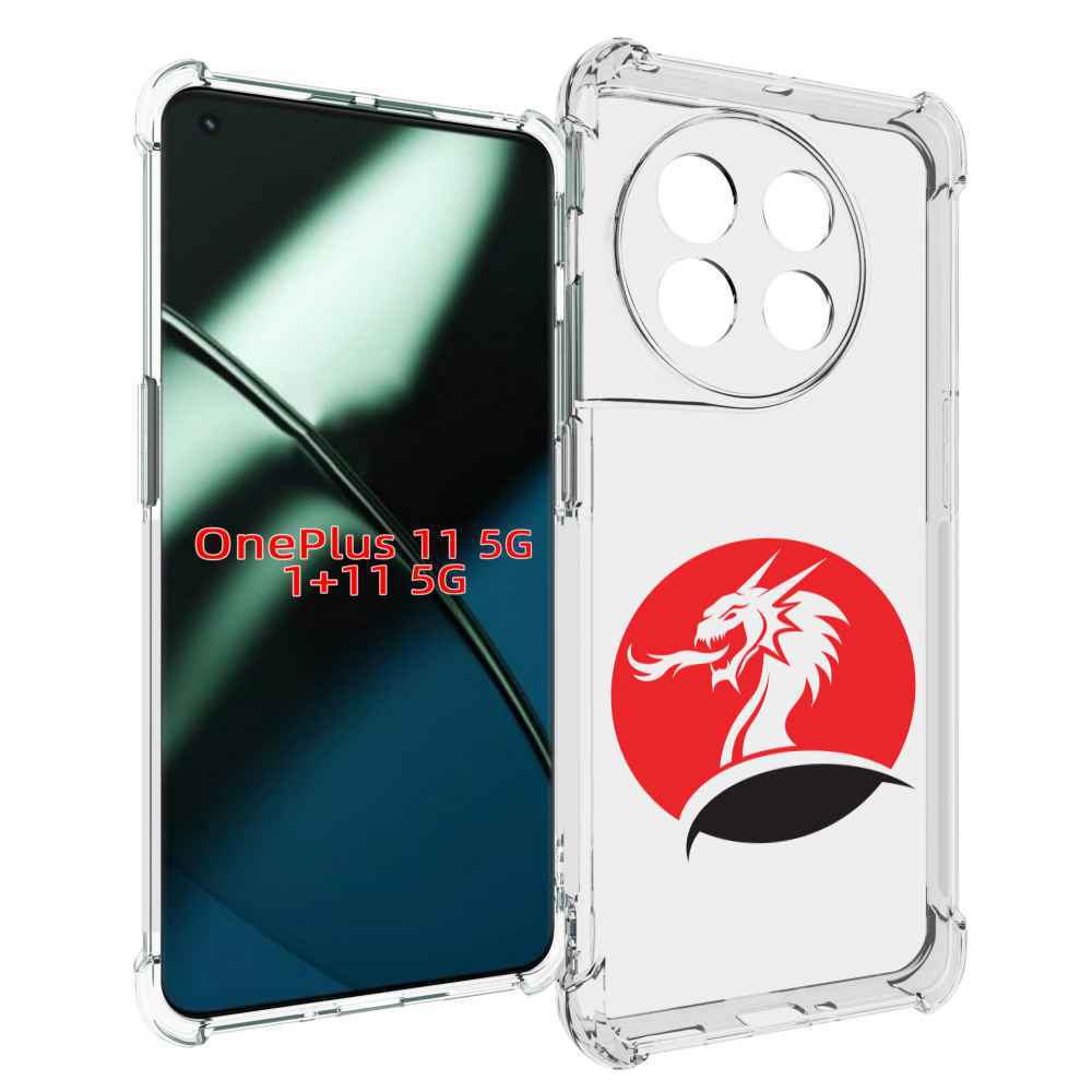 

Чехол MyPads дракон-рисунок для OnePlus 11, Прозрачный, Tocco