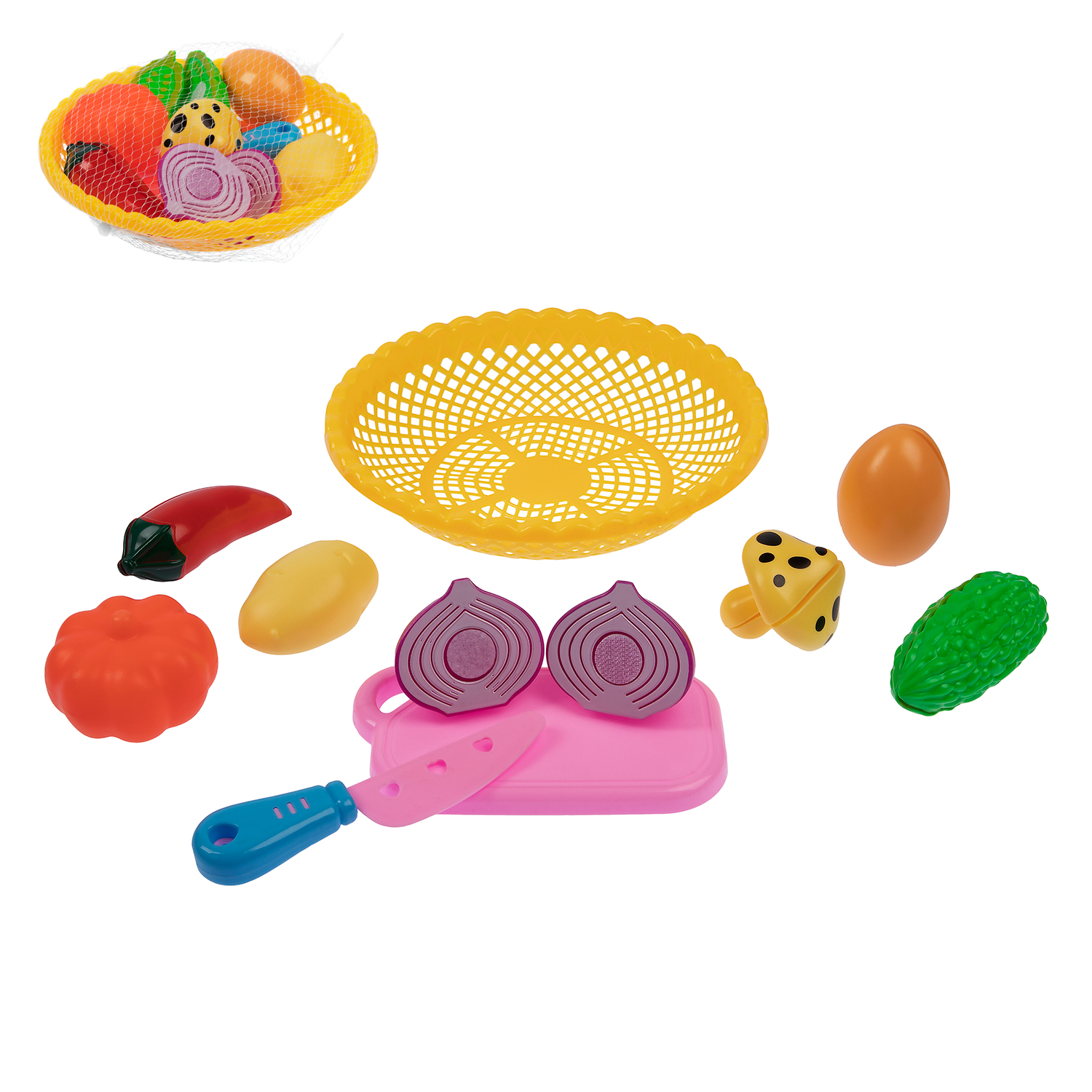 Набор посуды и продуктов Amore Bello в сетке  JB0211417