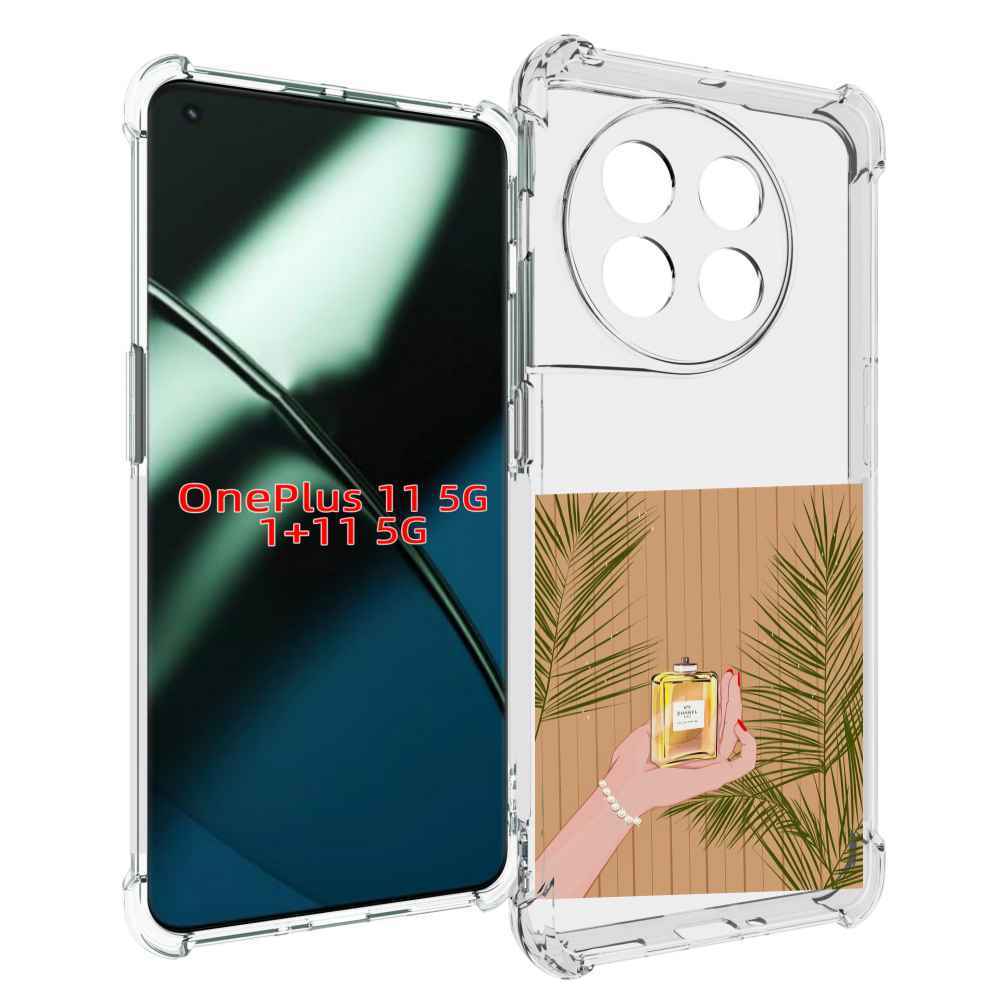 

Чехол MyPads запах-шанель-номер-5 для OnePlus 11, Прозрачный, Tocco