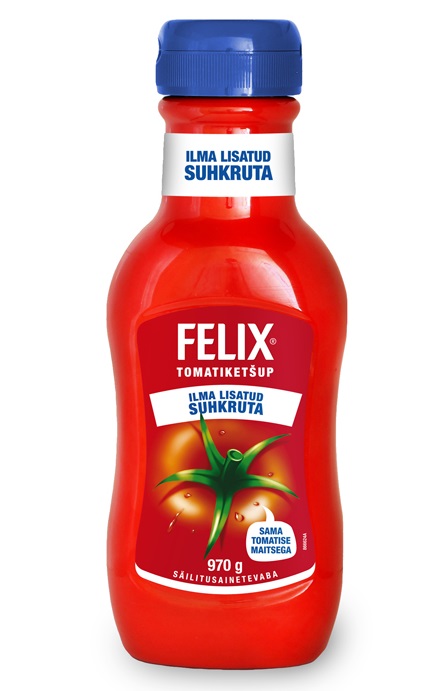 

Кетчуп Felix без добавления сахара 970 г