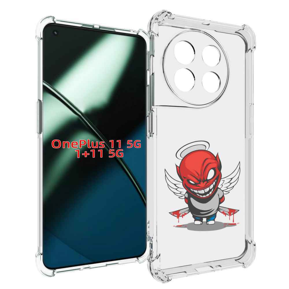 

Чехол MyPads злой-ангел для OnePlus 11, Прозрачный, Tocco
