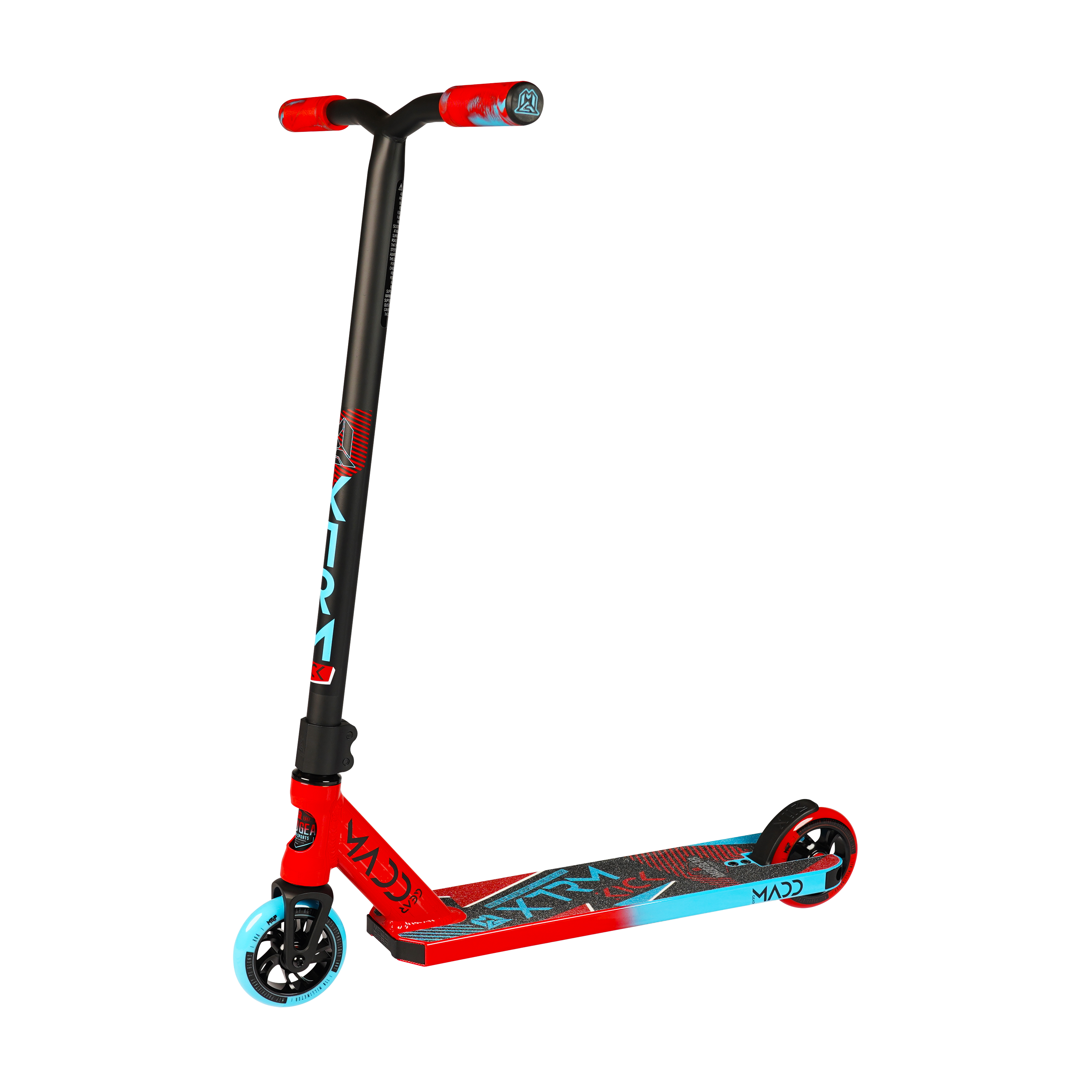 фото Трюковый самокат madd gear kick extreme scooter красно-синий 212-354