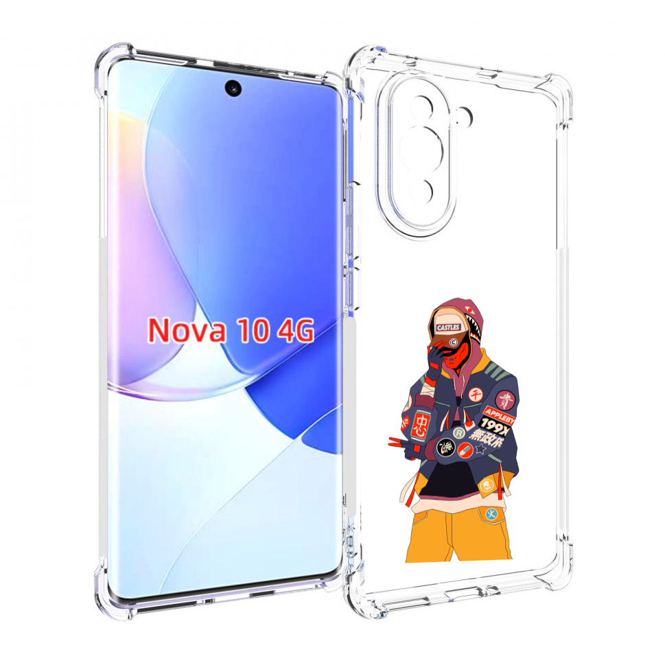 

Чехол MyPads модник для Huawei Nova 10, Прозрачный, Tocco