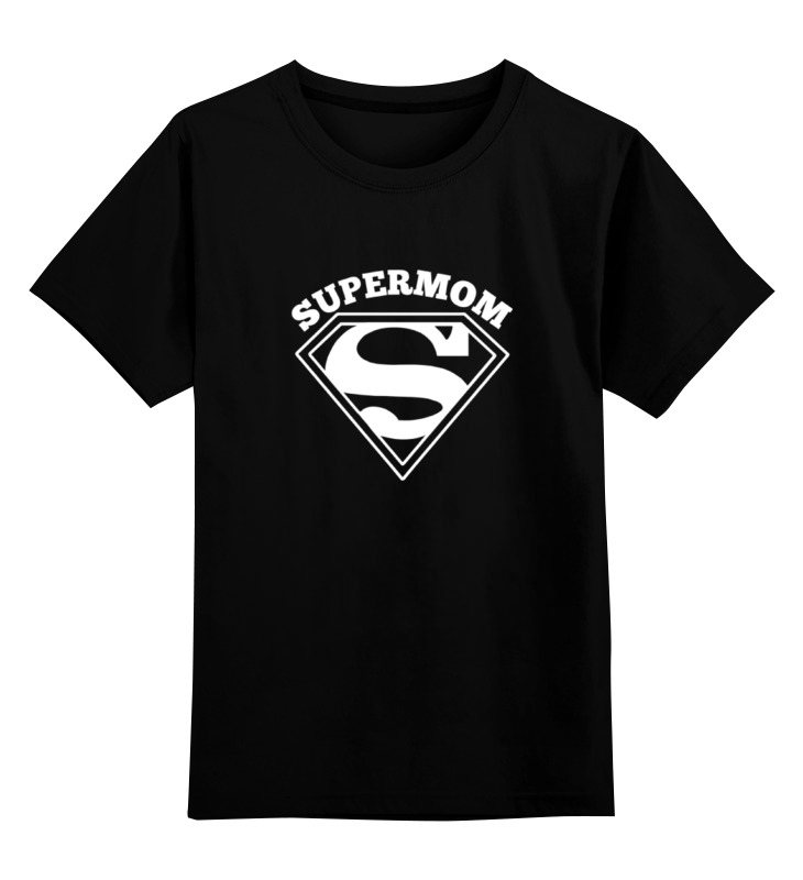 

Футболка детская Printio Супермама (supermom) цв. черный р. 164, Супермама (supermom)