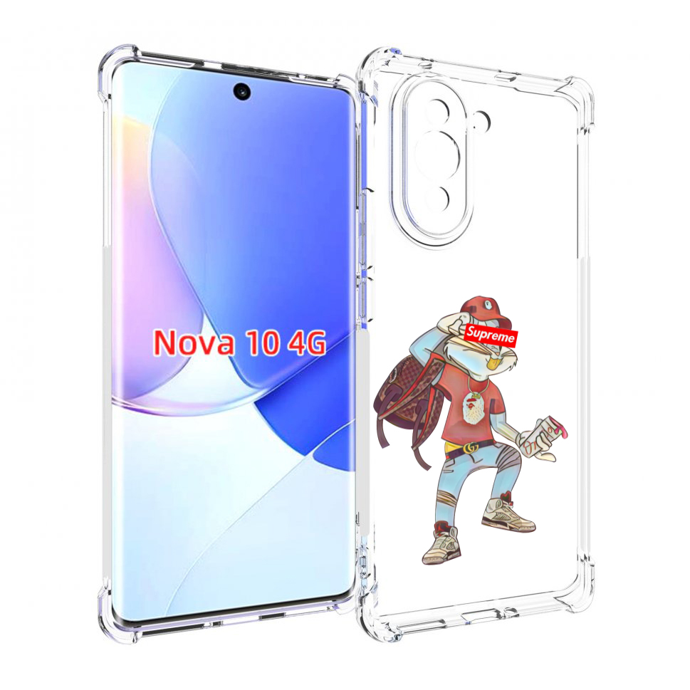 

Чехол MyPads моднявый-заяц детский для Huawei Nova 10, Прозрачный, Tocco