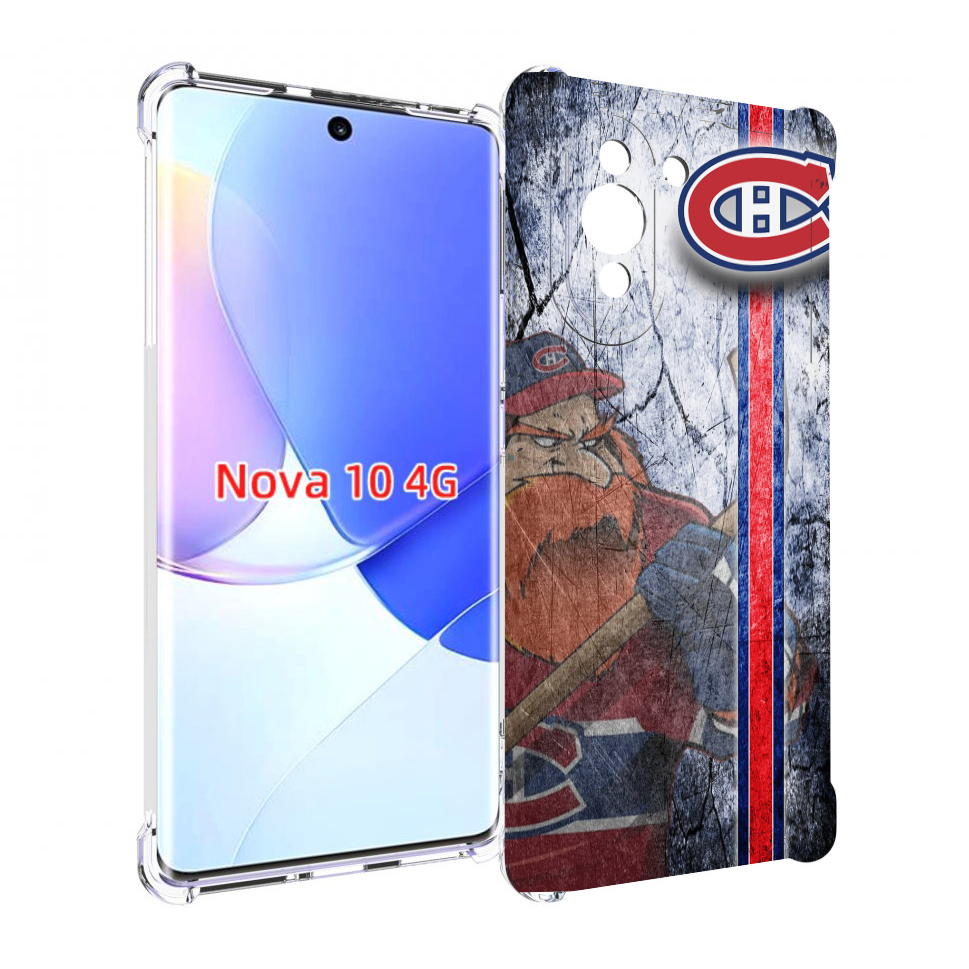 

Чехол MyPads монреаль канадиенс для Huawei Nova 10, Прозрачный, Tocco