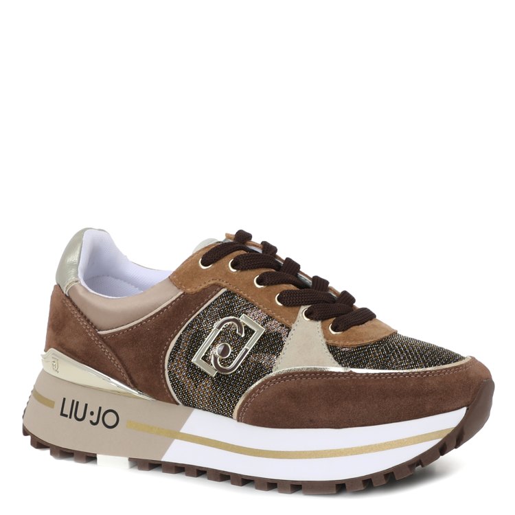 

Кроссовки женские Liu Jo BF2097 коричневые 38 EU, BF2097