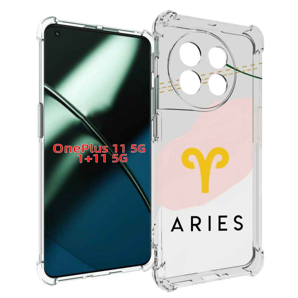 

Чехол MyPads знак зодиака овен 7 для OnePlus 11, Прозрачный, Tocco