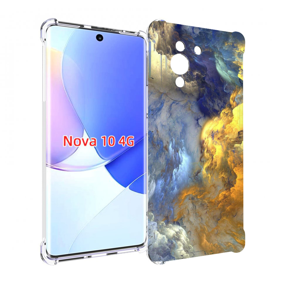 

Чехол MyPads мраморное небо для Huawei Nova 10, Прозрачный, Tocco