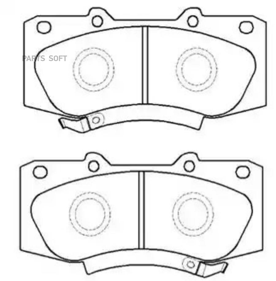 

Тормозные колодки HSB HP9961