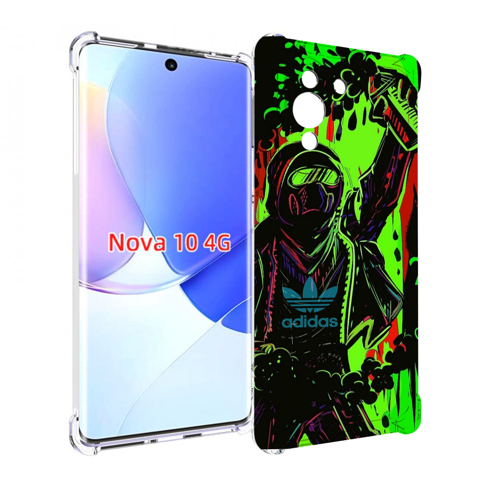 

Чехол MyPads мужчина в красках адидас для Huawei Nova 10, Прозрачный, Tocco
