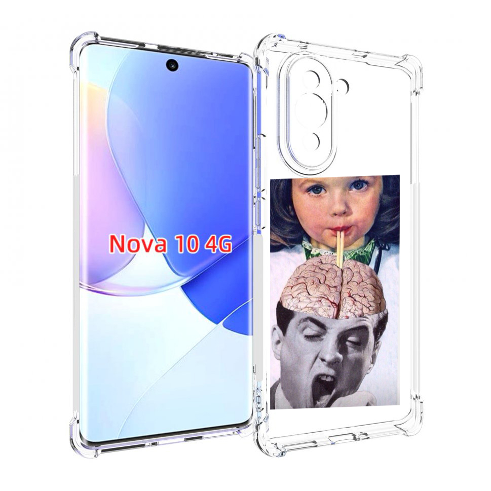 

Чехол MyPads на-здоровье для Huawei Nova 10, Прозрачный, Tocco