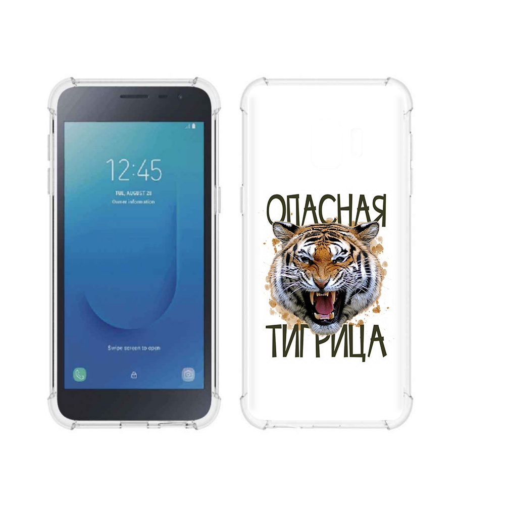 Чехол MyPads Tocco для Samsung Galaxy J2 Core опасная тигрица (PT124748.583.527)