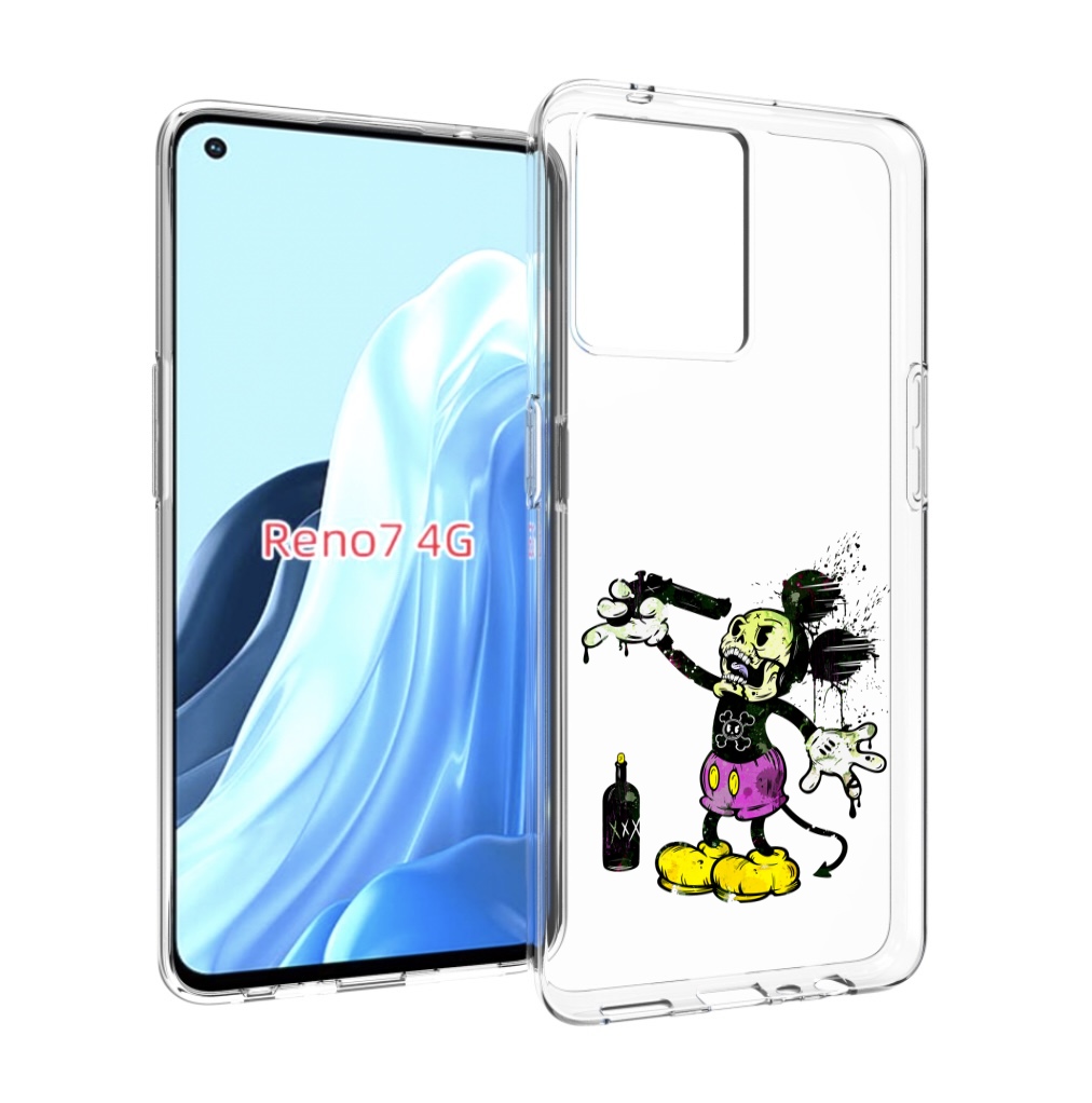 

Чехол MyPads Драг Микки для OPPO RENO 7 4G, Прозрачный, Tocco