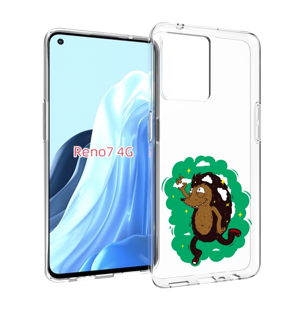 

Чехол MyPads Ежик в облаках для OPPO RENO 7 4G, Прозрачный, Tocco