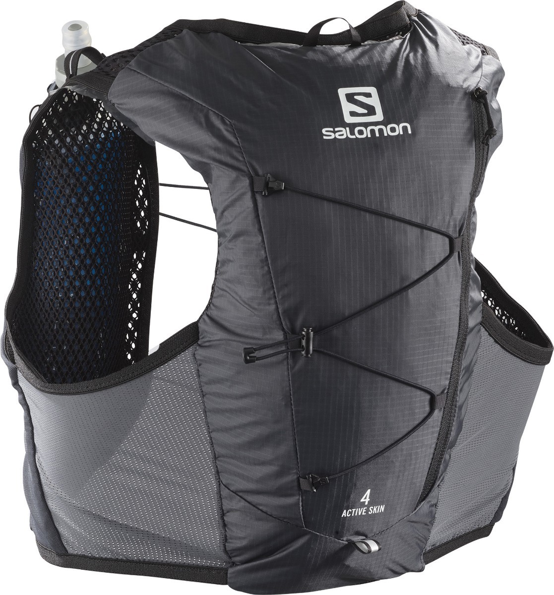 фото Рюкзак жилет для бега salomon active skin 4 set ebony/black