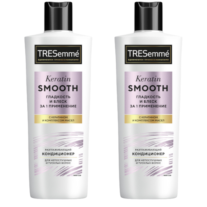 Кондиционер для волос TRESeммe разглаживающий Keratin Smooth 400мл 2 шт