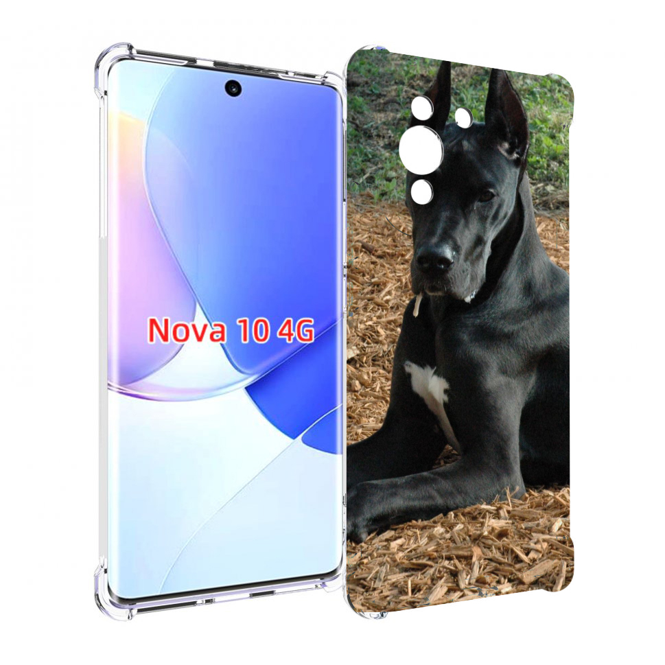 

Чехол MyPads немецкии дог для Huawei Nova 10, Прозрачный, Tocco