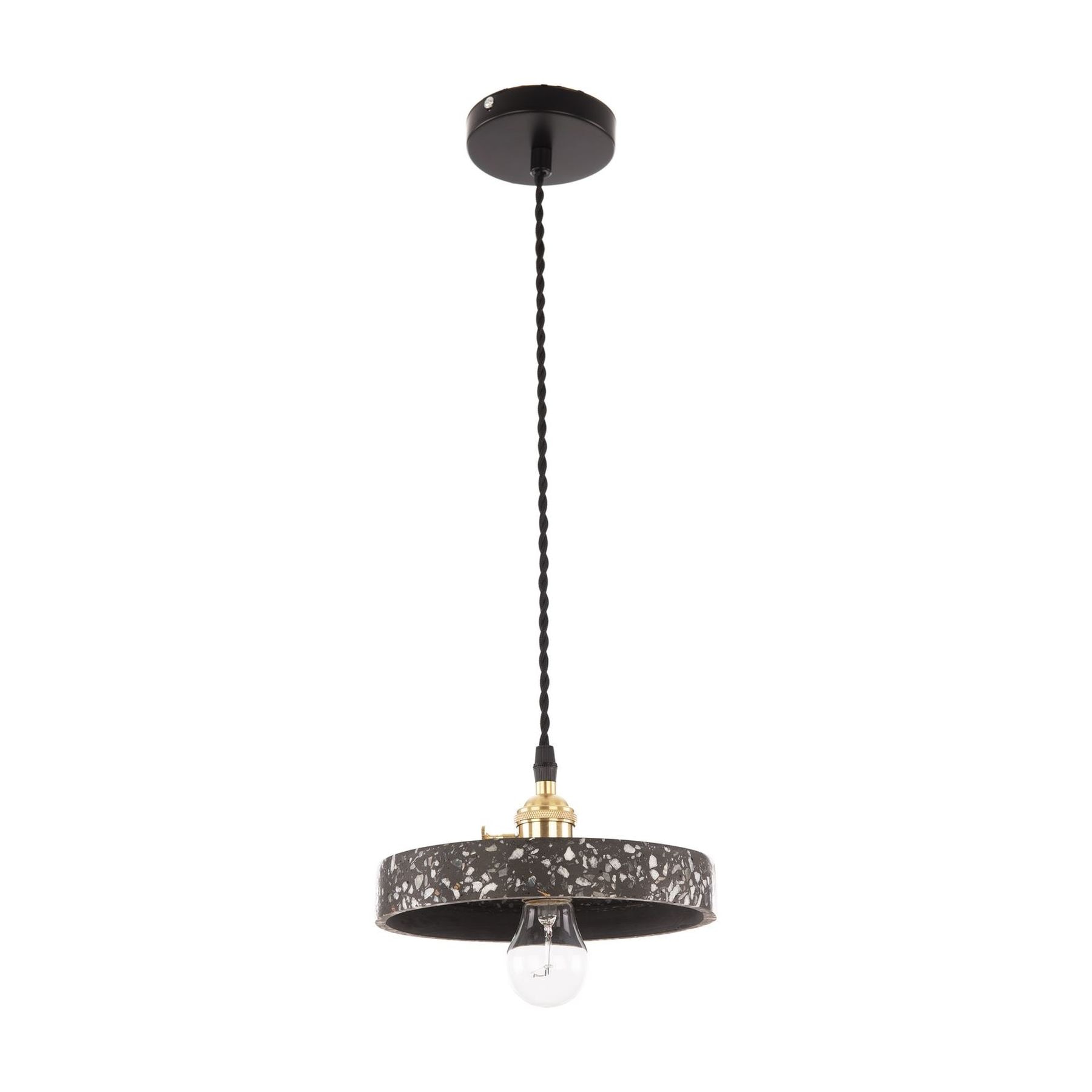 фото Подвесной светильник 3301.7182/210-35 black/marble apl led