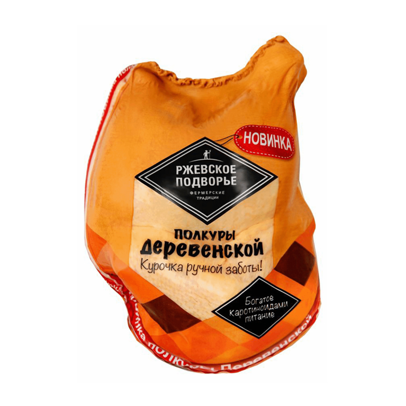 

Полутушка куриная Ржевское Подворье Деревенской охлажденная +-700 г