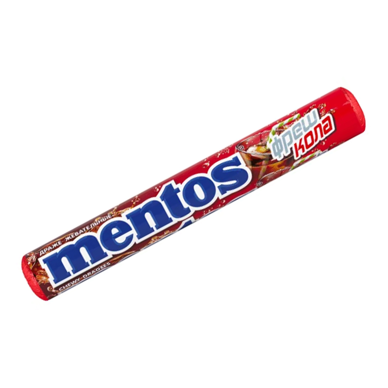 Жевательные драже Mentos кола 37,5 г х 24 шт