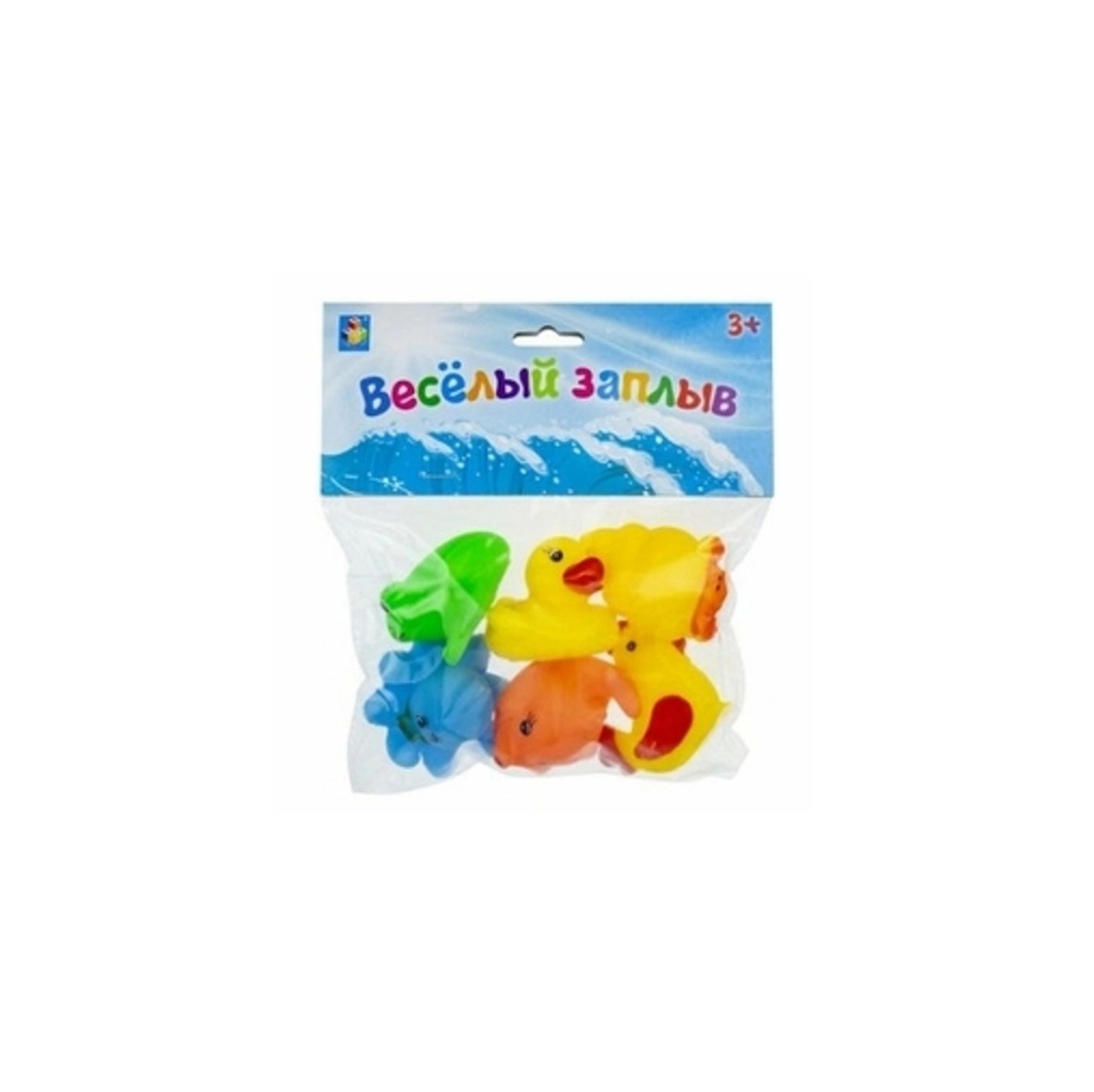 

Игровые фигурки 1Toy Веселый заплыв для ванной 6 шт