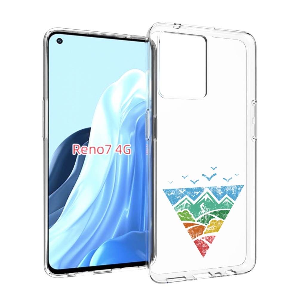 

Чехол MyPads Лес земля море чайки для OPPO RENO 7 4G, Прозрачный, Tocco