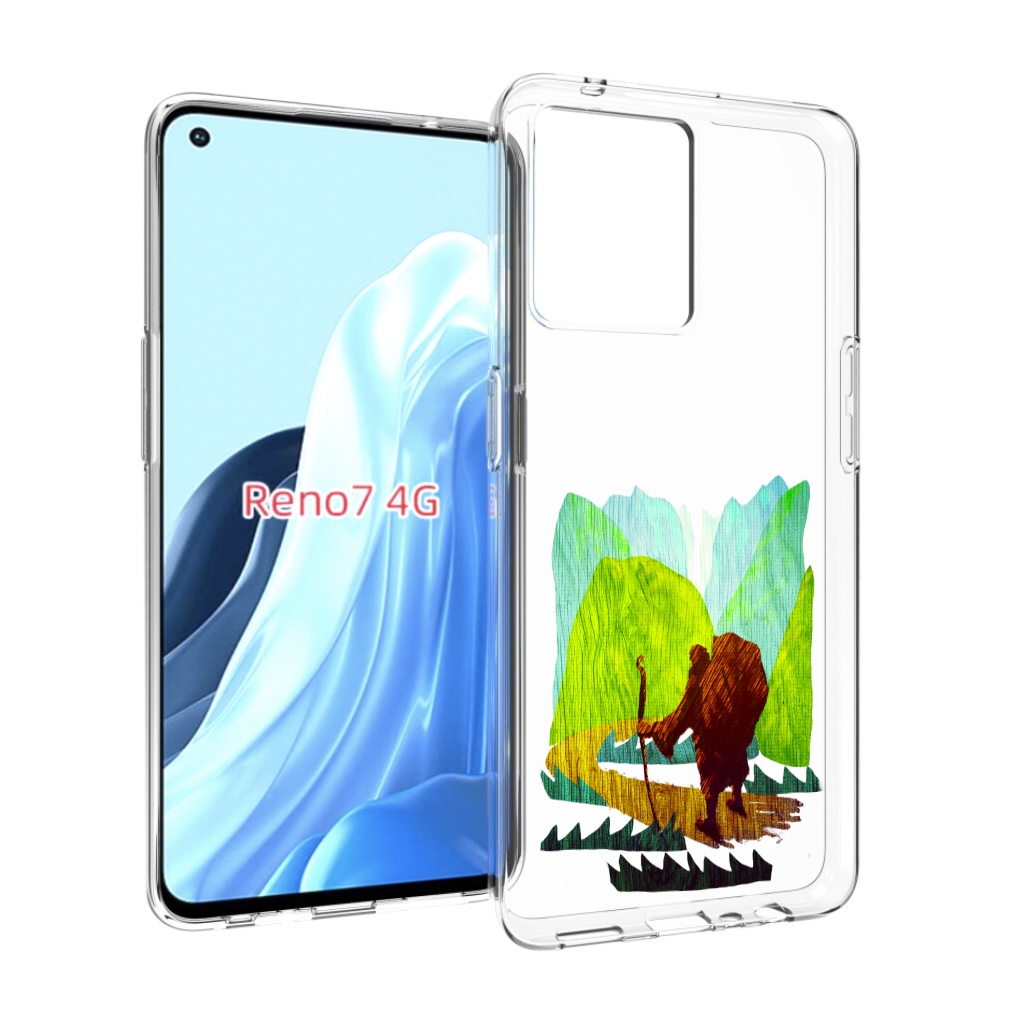 

Чехол MyPads Лесная тропа для OPPO RENO 7 4G, Прозрачный, Tocco