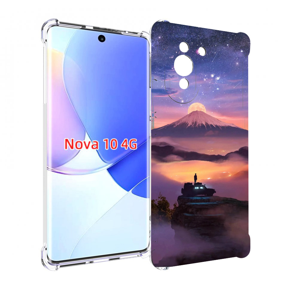 

Чехол MyPads ночь-в-горах для Huawei Nova 10, Прозрачный, Tocco