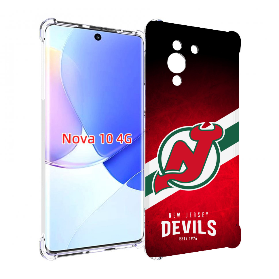 

Чехол MyPads нью джерси девилз для Huawei Nova 10, Прозрачный, Tocco