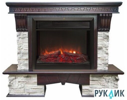 

Электрокамин Real Flame Rockland 26 AO с очагом MoonBlaze DELUXE