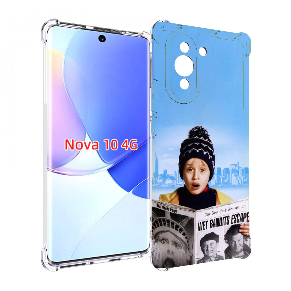 

Чехол MyPads один-дома-детский для Huawei Nova 10, Прозрачный, Tocco